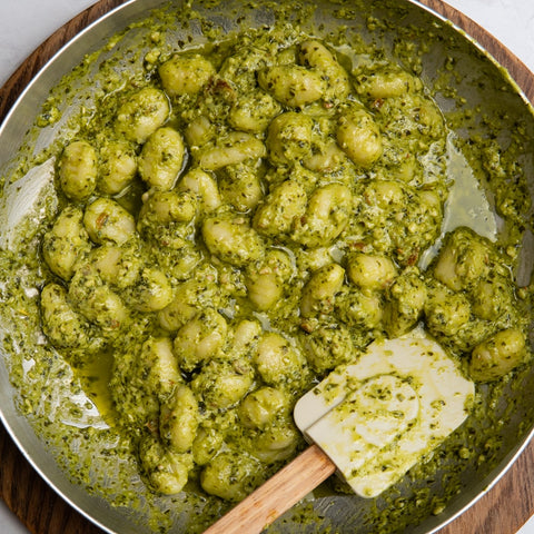 Creamy Truffle Pesto Gnocchi