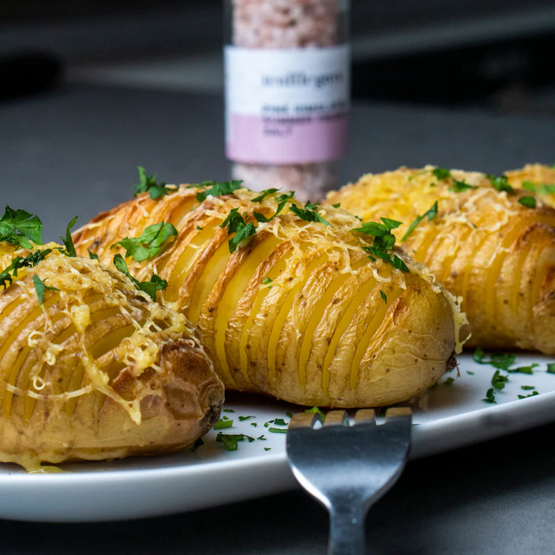 Vegan Truffled Hasselbacks