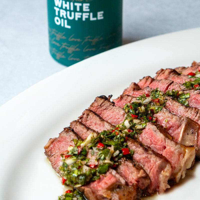 Truffle Chimichurri BBQ Steak