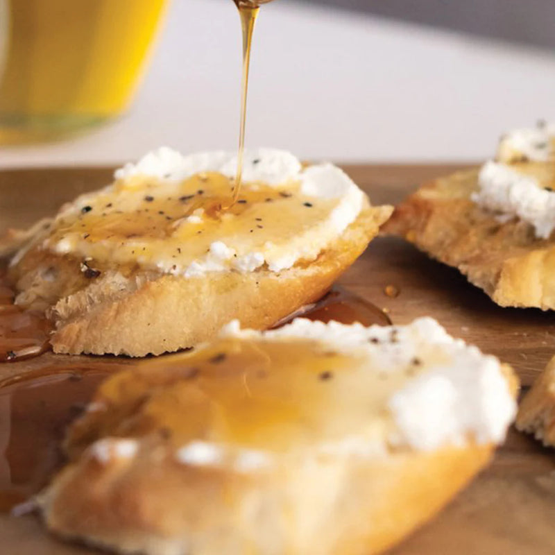 Truffle Honey Ricotta Crostini’s