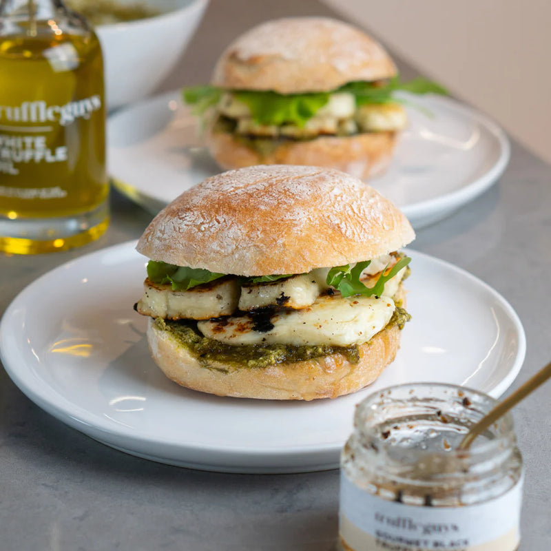 Truffle Halloumi Pesto Ciabatta Rolls